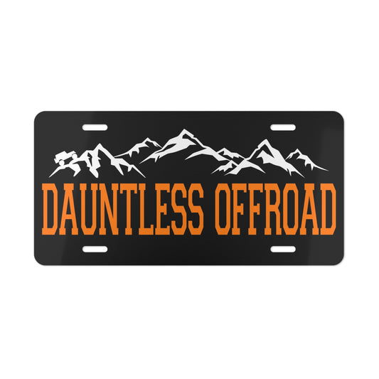 License Plate Cover - Dauntless Offroad