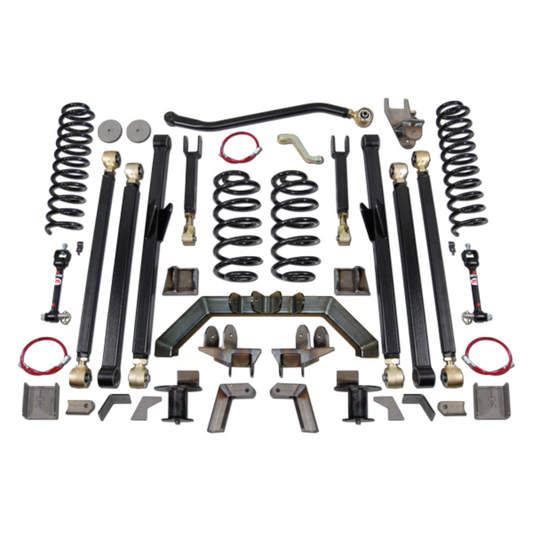 Jeep Wrangler 5.5" Long Arm Lift Kit with Rear 5" Stretch (97-06 TJ) - long arm