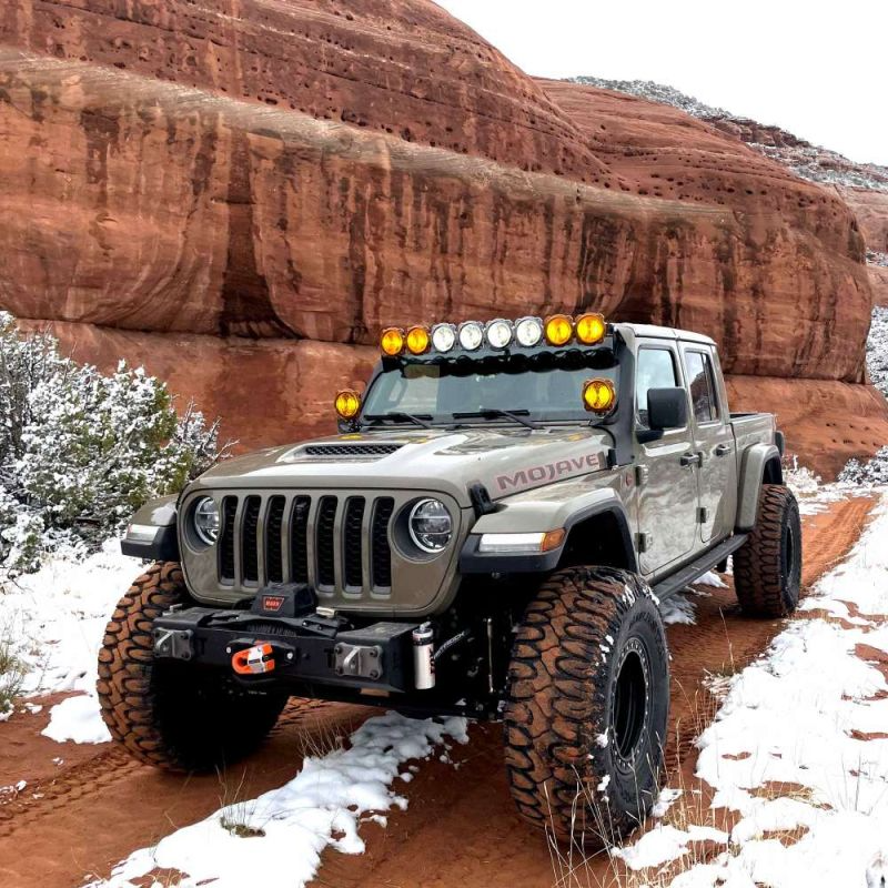 Gravity Pro6 50" LED Light Bar - Jeep Wrangler 392 on a Jeep ('21+)