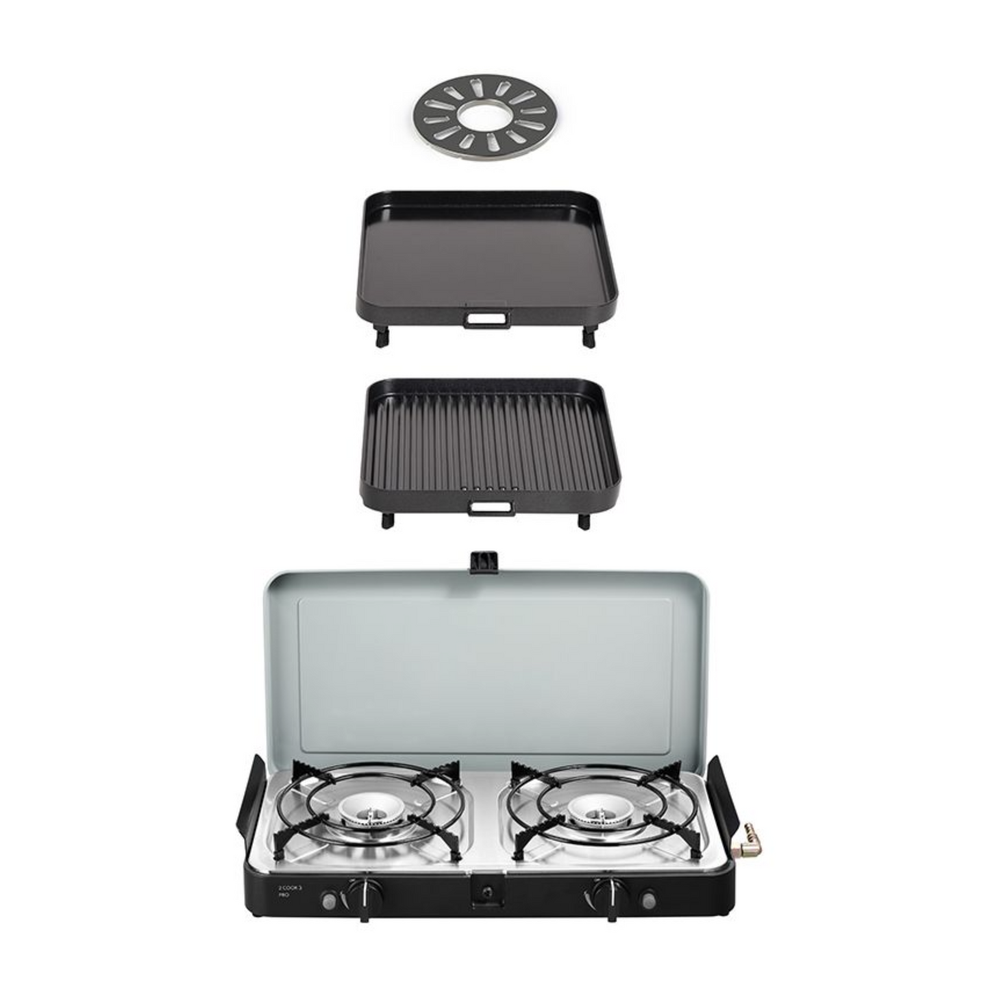 2 Cook 3 Pro Deluxe Portable Camp Cooker